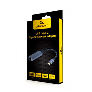 Gembird 1x USB 3.0 tip C Male - 1x RJ-45 Female
