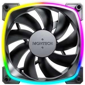 Ventilator Montech AX120 PWM ARGB 120mm Black