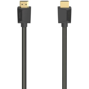 Cablu video Hama HDMI Male - HDMI Male, v2.1, 1 m, Negru