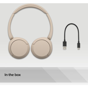 Sony On-Ear, WH-CH520 Beige