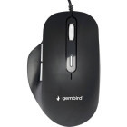 Mouse Gembird MUS-6B-02 Wired Black