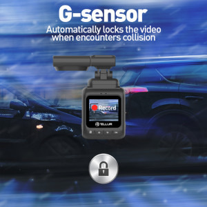 Tellur Dash Patrol DC2, FullHD 1080P, G-sensor, GPS module, Negru