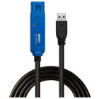 Cablu periferice LINDY Active Extension Pro, USB 3.0 Male tip A - USB 3.0 Female tip A, 8m, negru