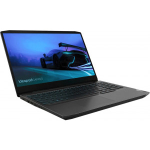 Lenovo Gaming 15.6'' IdeaPad 3 15ARH05, FHD IPS, Procesor AMD Ryzen™ 5 4600H (8M Cache, up to 4.0 GHz), 8GB DDR4, 256GB SSD, GeForce GTX 1650 4GB, No OS, Onyx Black