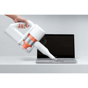 Xiaomi Mi Handheld Vacuum, 21.6V, Cyclonic, Hepa, elimina acarienii si alergenii pana la 99.99% cu ajutorul periei speciale, vertical, 350W, 0.5L, Alb