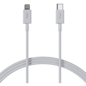 Cablu de date / adaptor Allity AUC-03, USB-C Male la Lightning Male, 27 W, 2 m, White