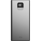 Baterie externa Allity APB-100, 10000 mAh, 2x USB, 1x USB-C, 22.5 W, QuickCharge, Display, Silver