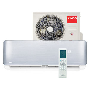Aer conditionat VIVAX R-Design Silver, 12000 BTU, Clasa A+++/A++, Wi-Fi Ready, Inverter, Golden Fin, Ionizator