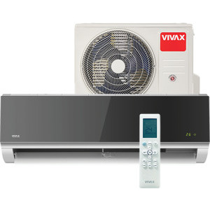 Aer conditionat VIVAX R-Design Mirror, 12000 BTU, Clasa A+++/A++, Wi-Fi Ready, Inverter, Golden Fin, Ionizator