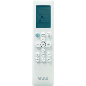 VIVAX R-Design White, 18000 BTU, Clasa A++/A+, Wi-Fi, Inverter, Golden Fin, Ionizator + Kit instalare inclus