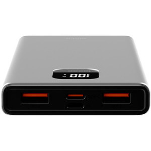 Allity 20000 mAh, 2x USB, 1x USB-C, 22.5 W, Display, Silver