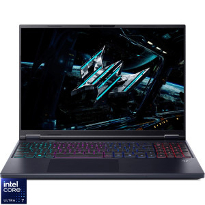 Laptop Acer Gaming 16 Predator Helios Neo 16 AI PHN16-73, WQXGA IPS 240Hz, Procesor Intel® Core™ Ultra 7 255HX (30M Cache, up to 5.20 GHz), 32GB DDR5, 1TB SSD, GeForce RTX 5070 8GB, No OS, Abyssal Black