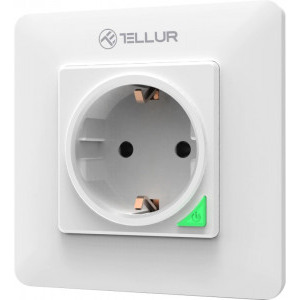 Tellur Priza de perete WiFi Smart TLL331321, 3000W, 16A, Alb