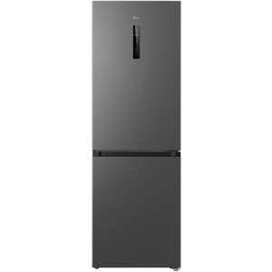 Combina frigorifica TCL RP340BSD0EE, 340 L, Clasa D, Total No Frost, Inverter, T-Fresh, Multi-Air flow, Control electronic, 185 cm, Gri