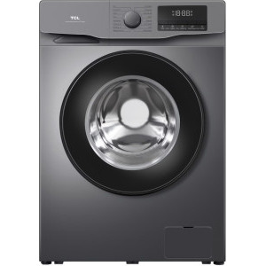 Masina de spalat rufe TCL FF0612SB1, Slim, 6 kg, 1200 RPM, Clasa B, Inverter, Steam Wash, Drum Clean, Honeycomb Drum, Argintiu
