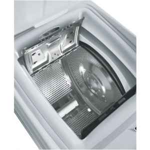 Candy verticala CSTG 285TME/1-S, 8.5 kg, 1200 RPM, Clasa B, Inverter, Mix Power Systems, Gentle Touch Opening, Alb