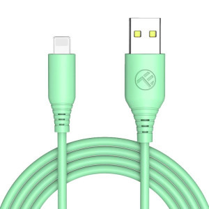 Cablu de date / adaptor Tellur USB Male la Lightning Male, 1 m, Green, amperaj maxim suportat 3A