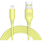 Cablu de date / adaptor Tellur USB Male la Lightning Male, 1 m, Yellow, amperaj maxim suportat 3A
