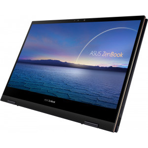 ASUS 13.3'' ZenBook Flip S UX371EA, FHD Touch, Procesor Intel® Core™ i7-1165G7 (12M Cache, up to 4.70 GHz, with IPU), 16GB DDR4X, 1TB SSD, Intel Iris Xe, Win 10 Pro, Jade Black