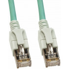 Cablu retea Schrack CAT6a Patch Cable S/FTP cu LED 10m albastru-aqua