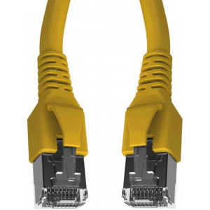 Schrack CAT6a Patch Cable S/FTP 0.5m galben