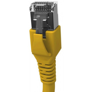 Schrack CAT6a Patch Cable S/FTP 0.5m galben