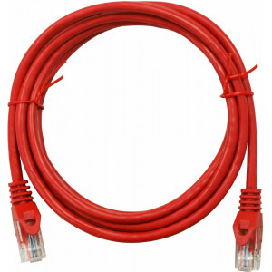 Schrack CAT6 Patch Cable U/UTP 3m rosu