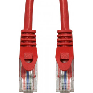 Schrack CAT6 Patch Cable U/UTP 1m rosu