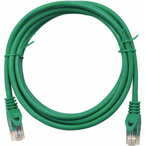 Schrack Cat.5 Patch Cable U/UTP 1m verde