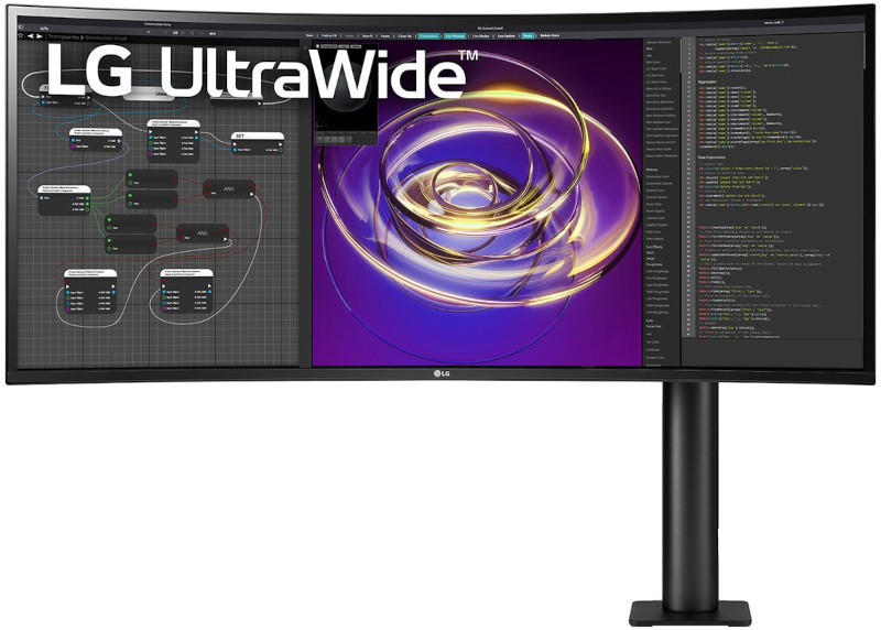 Monitor LED LG UltraWide 34WP88C-B Curbat 34 inch UWQHD IPS 5 ms 60 Hz USB-C HDR FreeSync LG imagine noua idaho.ro