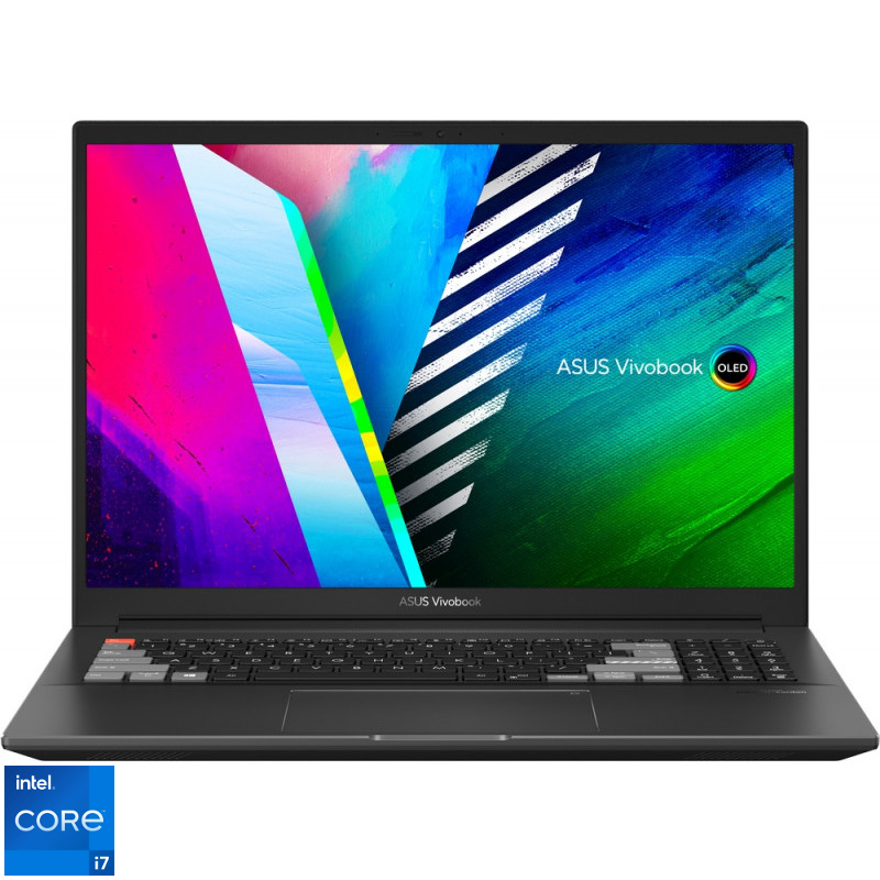 Laptop ASUS 16” VivoBook Pro 16X OLED N7600PC, WQUXGA, Procesor Intel® Core™ i7-11370H (12M Cache, up to 4.80 GHz, with IPU), 16GB DDR4, 512GB SSD, GeForce RTX 3050 4GB, No OS, Comet Grey ASUS imagine noua idaho.ro