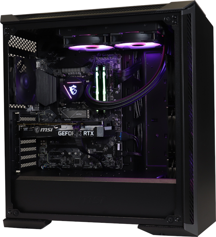PC Gaming Hawk Powered By MSI, Intel i5-12600KF 3.7GHz, 32GB DDR4, 1TB SSD + 2TB HDD, RTX 3060 12GB GDDR6, Iluminare RGB