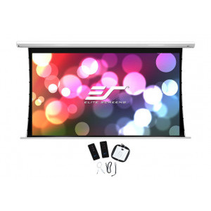 Ecran de proiectie EliteScreens SKT100XHW-E12 profesional, tensionat, 221.5 x 124.5 cm