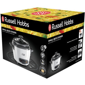 Russell Hobbs Aparat pentru gatit orez, Aparat de gatit orez 27020-56, 200W, 0.4L, Alb/Negru