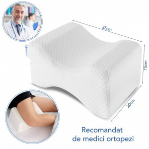 Suporto Set perne pentru dormit ortopedica cervicala si perna pentru genunchi