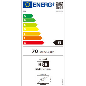 TCL Smart TV QLED 50C635 Seria C63 126cm 4K UHD HDR