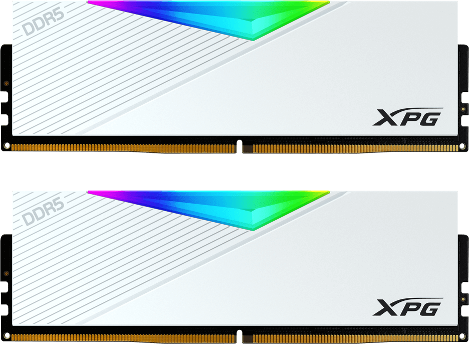 Memorie ADATA XPG Lancer RGB White 64GB DDR5 6000MHz CL30 Dual Channel Kit