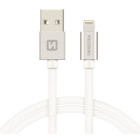 Cablu periferice Swissten USB tip A 2.0 Male la Lightning Male, 1.2 m, Alb