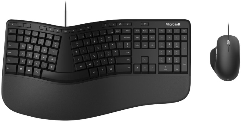 Kit tastatura + mouse Microsoft Ergonomic for Business Black