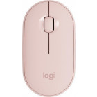 Mouse Logitech Pebble M350, Wireless/Bluetooth, Rose