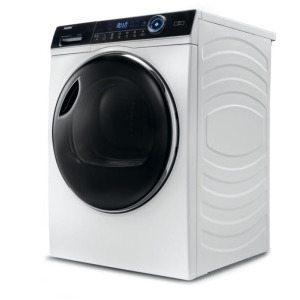 Haier HD90-A3979-S, Pompa de caldura, 9 kg, Clasa A+++, Inverter, Dry Sensor, iRefresh, iTime, Full Time Reverse, Pillow Drum, Drum light, Alb 