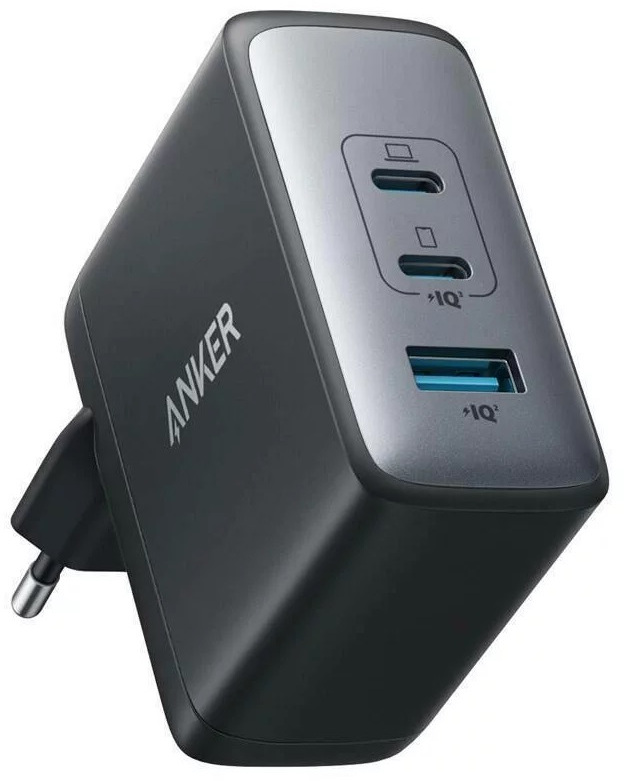 Incarcator retea Anker 736 Nano II 100W, 2x USB-C, 1x USB, PowerIQ 3.0, Black