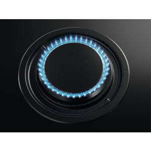 AEG HKB75453NB, 5 arzatoare, Aprindere electrica, Gratare fonta, Timer electronic, 75 cm, Negru