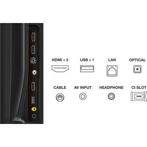 TCL Smart TV QLED 43C645 Seria C645 108cm gri-negru 4K UHD HDR