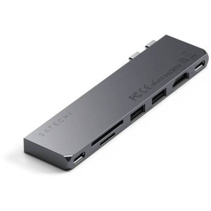 Satechi PRO HUB SLIM, 1x USB4, 1x HDMI, 2x USB, 1xUSB-C, Space Grey