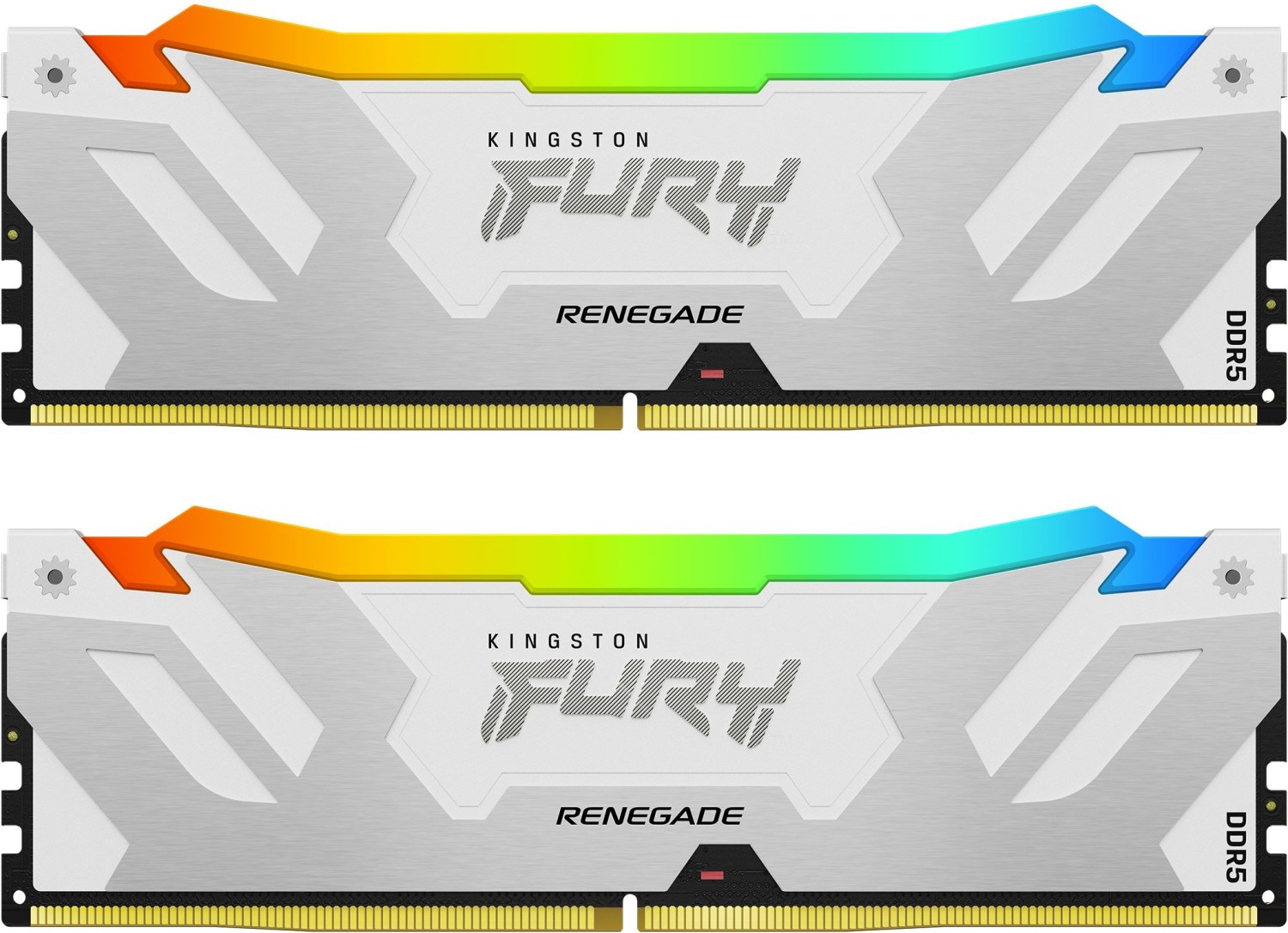 Memorie Kingston FURY Renegade White RGB 64GB DDR5 6400MHz CL32 Dual Channel Kit