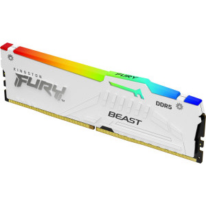 Kingston FURY Beast RGB White 16GB DDR5 6000MHz CL36