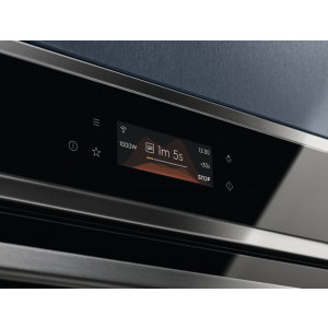 Electrolux EOE8P39WX, Electric, 72 L, Multifunctional, Convectie, Autocuratare pirolitica, Touch control, Grill, Senzor gatire, Clasa A+, Negru