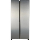 Frigider Side By Side Heinner HSBS-441NFXF+, 441 L, No Frost, Display, Clasa F, Functie vacanta, Super congelare, 178 cm, Inox