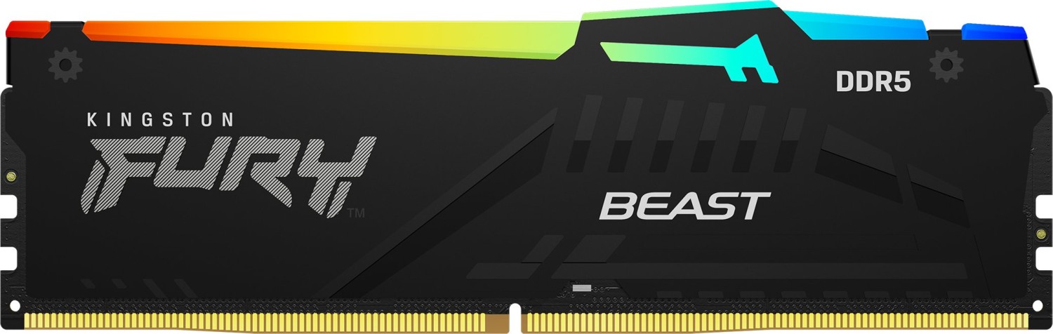 Memorie Kingston FURY Beast RGB 16GB DDR5 5200MHz CL40